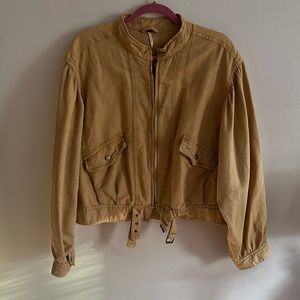 Free People Utility Bomber Jacket Size Medium